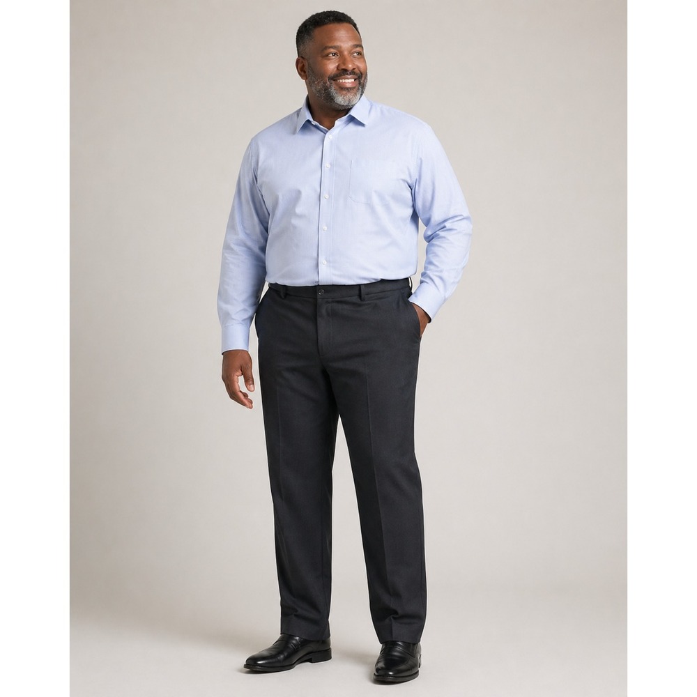 Dockers Advantage 365 Khaki Pants Mens 42x32 Straight Fit D2 Gray Polyester NEW